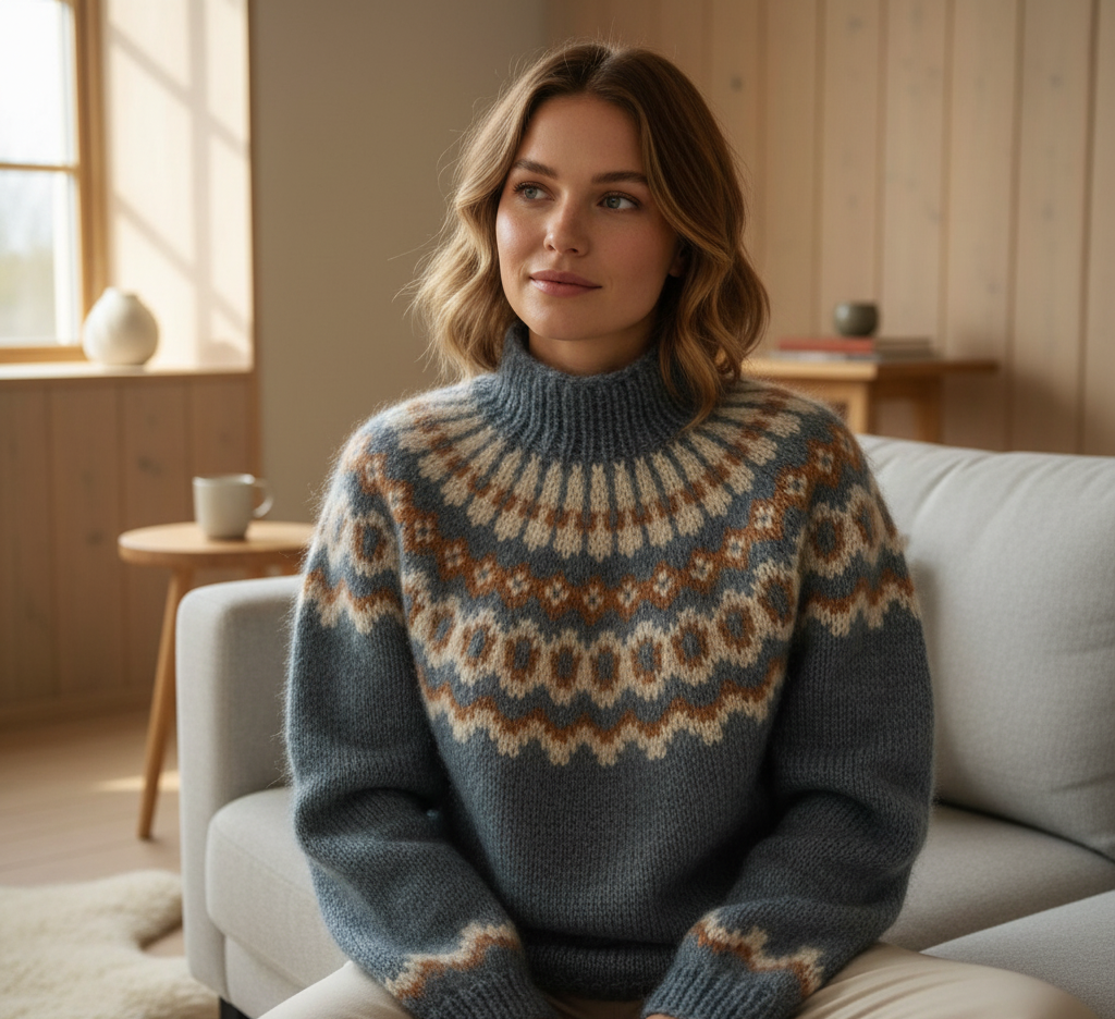 Damski Sweter Nienke Luxe | Ciepły i Stylowy na Jesień i Zimę